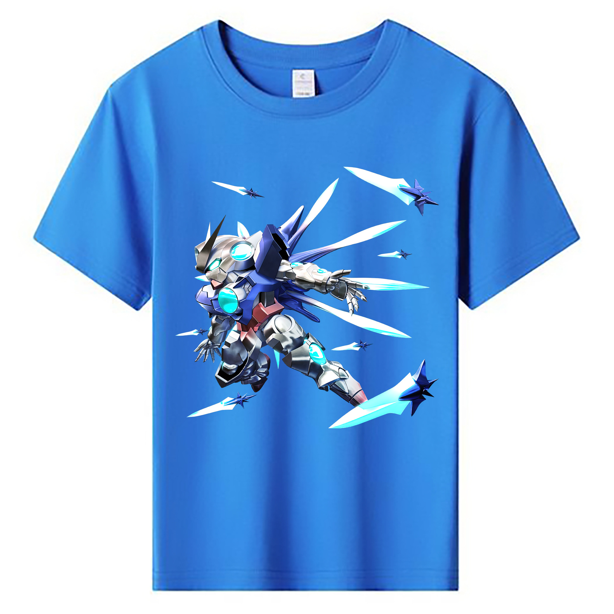 （画像用） 機動戦士ガンダム Mobile Suit Gundam 綿100％キッズTシャツ（フロントプリント）
